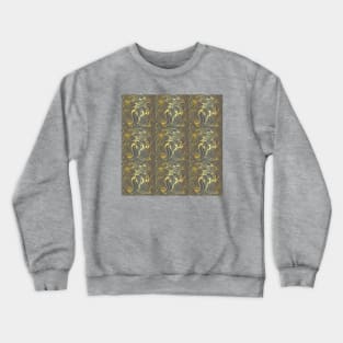 Gold Line Pattern Crewneck Sweatshirt